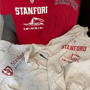 Stanford gear galore! Sweatshirts and ts and sweats